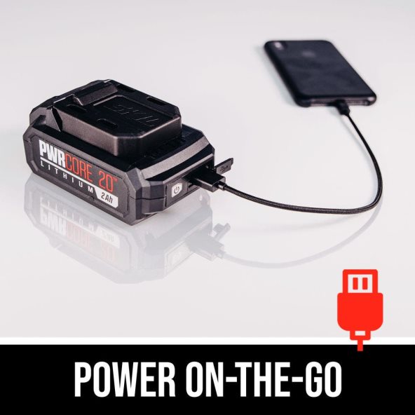 Kit de taladro atornillador compacto pwr core 20 sin escobillas, 20 V, 1/2 pulg. SKIL 0F8J2D10 herramientas