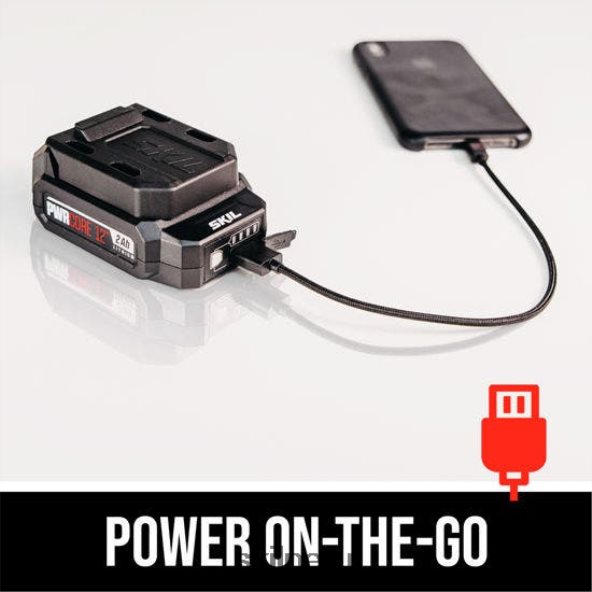 pwr core 12 kit de taladro atornillador inalámbrico sin escobillas de 12 V y 1/2 pulg. SKIL 0F8J2D41 herramientas