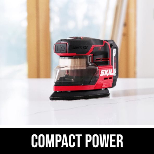 Kit de lijadora de detalles compacta pwr core 12 sin escobillas de 12v SKIL 0F8J2D6 herramientas