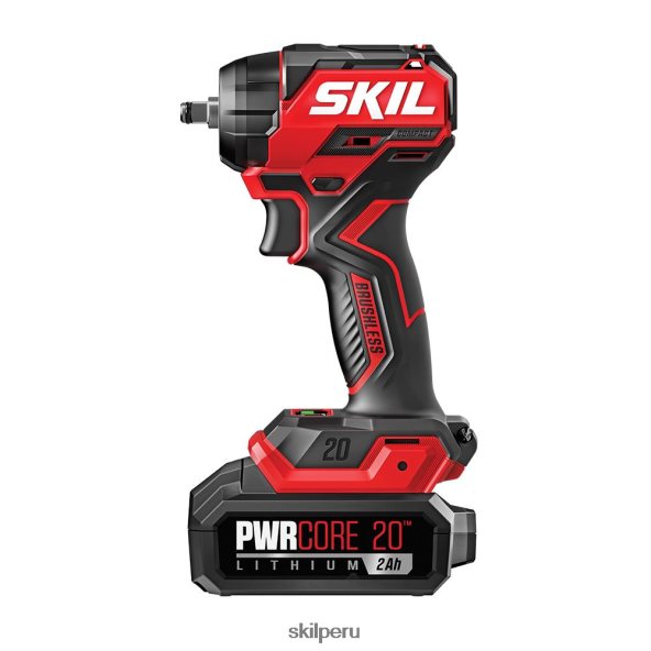 pwr core 20 kit de llave de impacto compacta sin escobillas, 20 V, 3/8 pulg. SKIL 0F8J2D15 herramientas