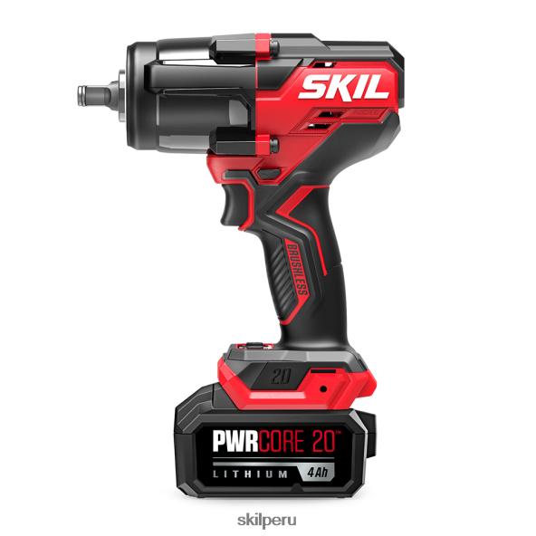 pwr core 20 kit de llave de impacto de par medio sin escobillas, 20 V, 1/2 pulg. SKIL 0F8J2D4 herramientas