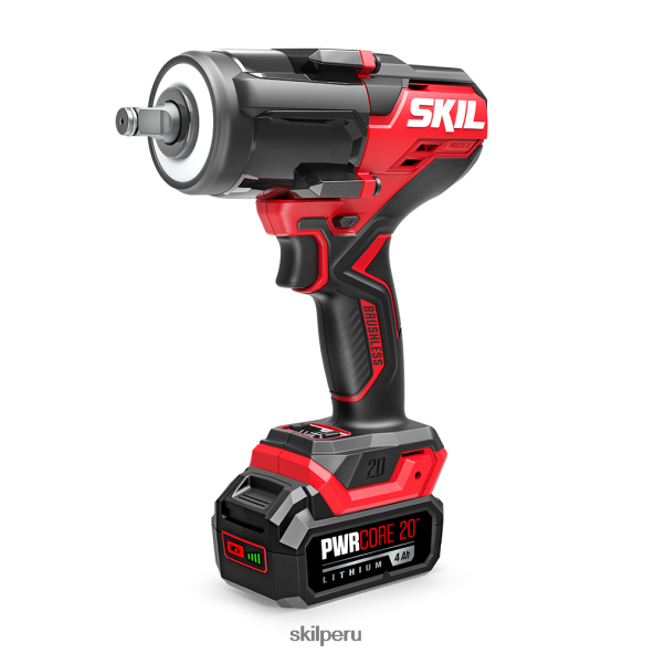 pwr core 20 kit de llave de impacto de par medio sin escobillas, 20 V, 1/2 pulg. SKIL 0F8J2D4 herramientas
