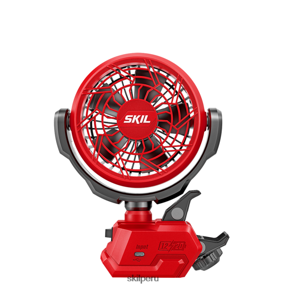 Ventilador de abrazadera multivoltaje sin escobillas de 4 pulgadas, solo herramienta SKIL 0F8J2D35 herramientas